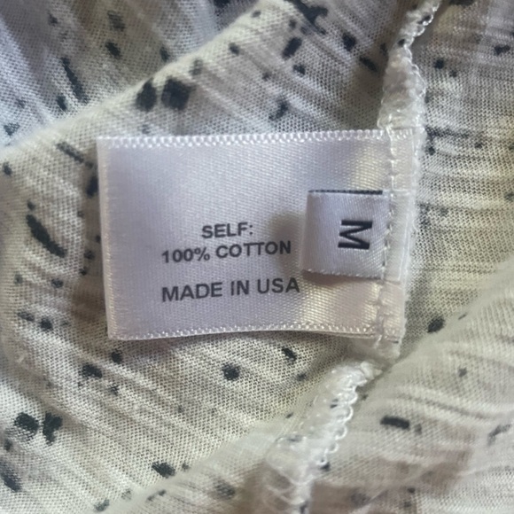 Proenza Schouler Splatter Print Tissue Tee Size Medium - Picture 6 of 10